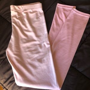 Soft Pink Leggings Size Large